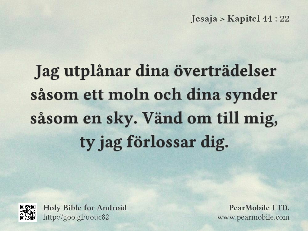 Jesaja, Kapitel 44:22